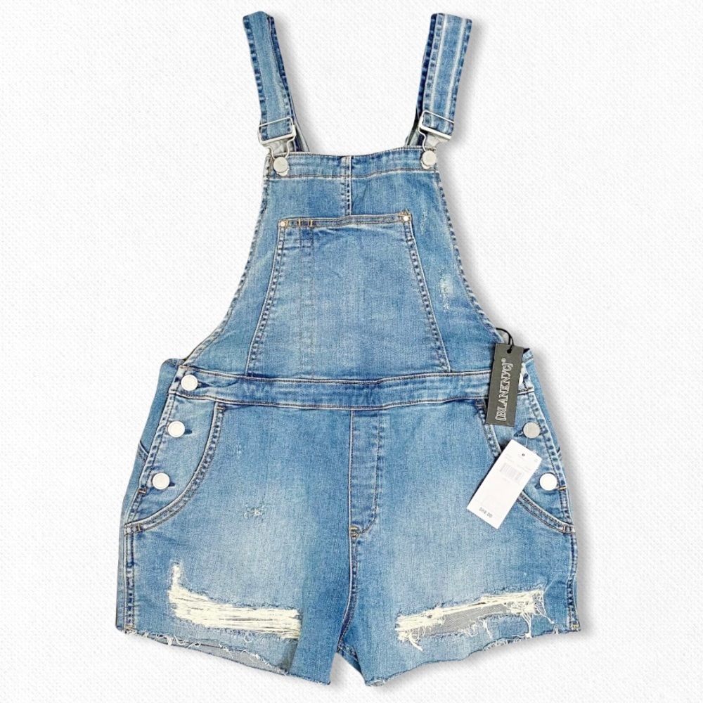 🌷Blank NYC overall shorts